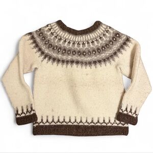 100% Wool Hand Knit Icelandic Sweater
